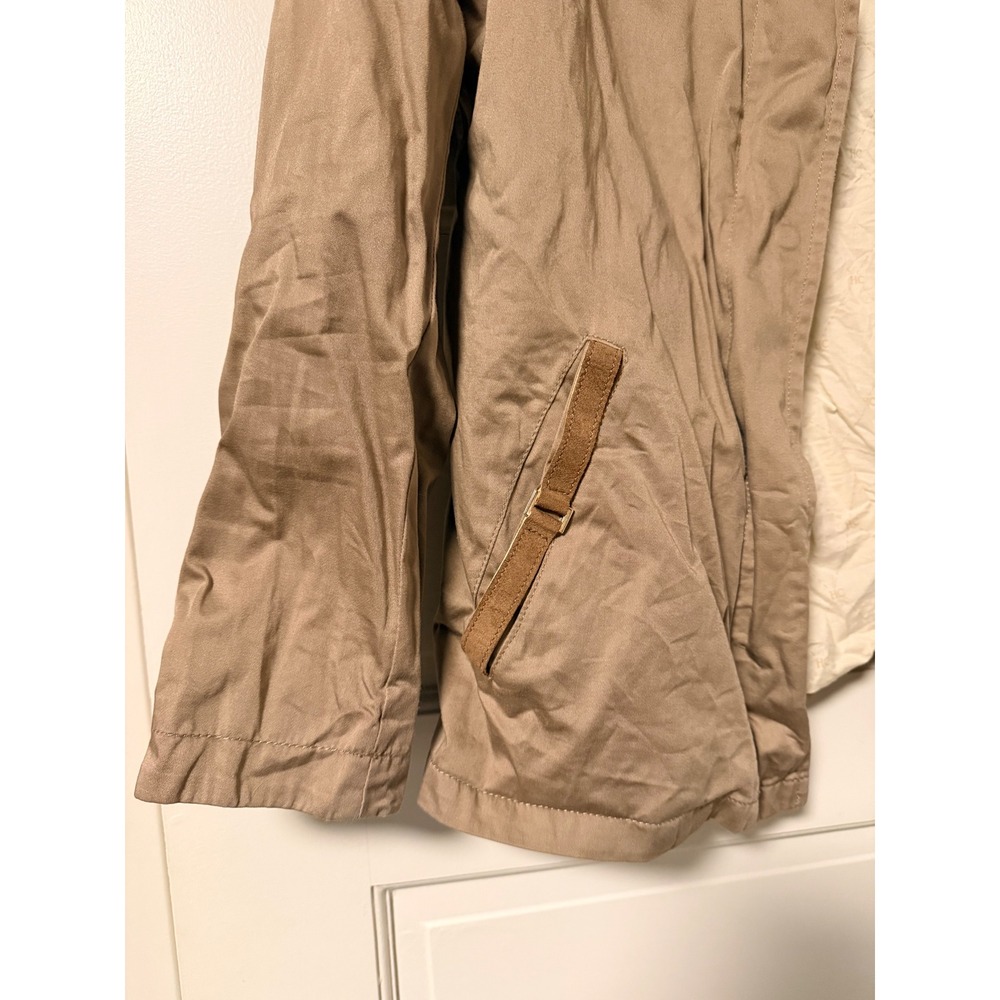 Henry Cottons Mens Tan Field Jacket Made in Italy Hooded Size 44 - Picture 2 of 7